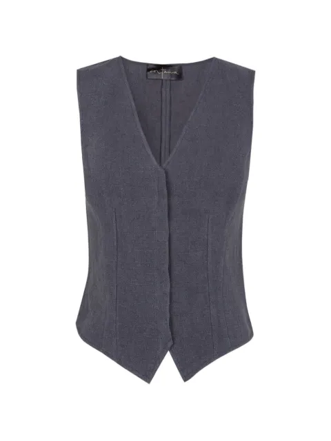 Cortana Costa panelling vest Grey SS26A0550
