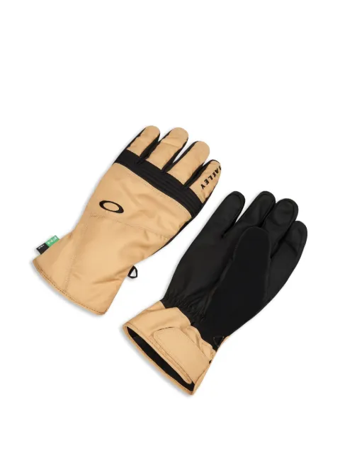 Oakley Roundhouse logo-print gloves Neutrals FOS9010315GL