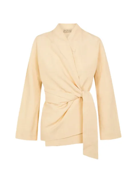 Cortana Simona tie-waist jacket Neutrals SS26A1256MA