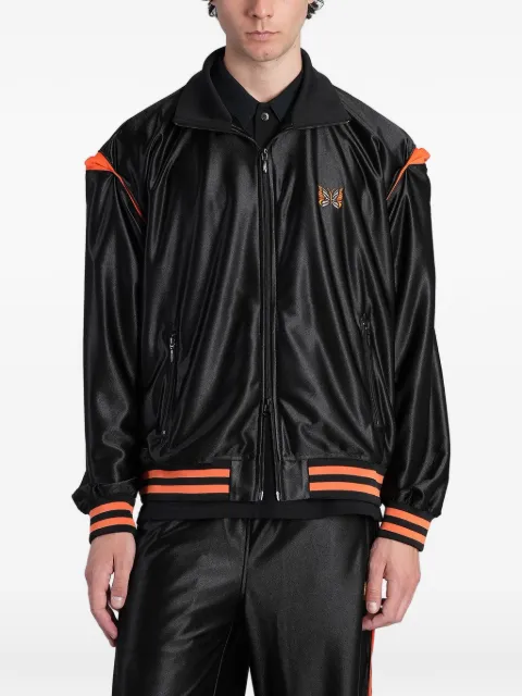 Needles zip-up bomber jacket Black SX217