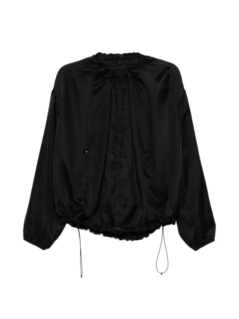 JNBY oversized satin jacket Black 5Q4611150