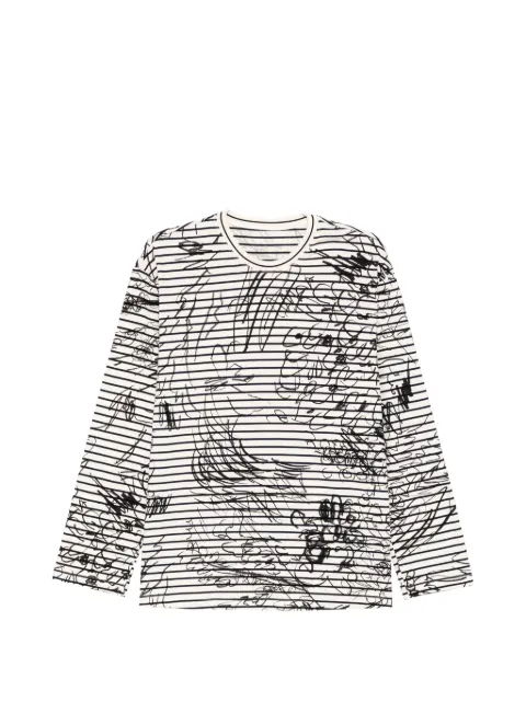 JNBY striped T-shirt White 5Q4112110