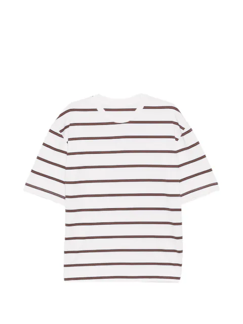 CROQUIS striped-print T-shirt White 9Q5112240