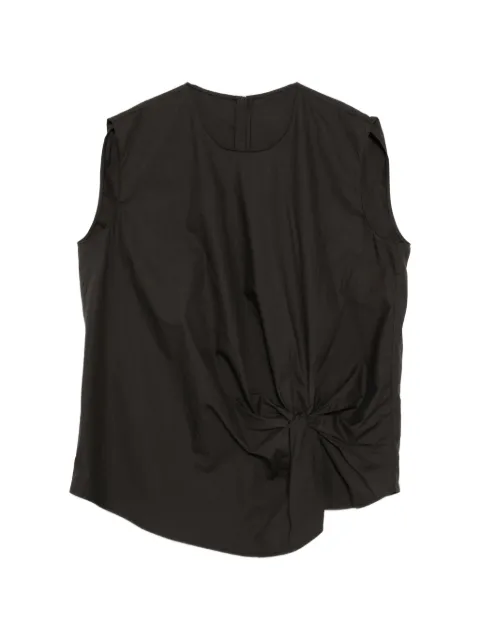 JNBY twist-detail tank top Grey 5Q6212680