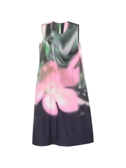 JNBY graphic-printed sleeveless dress Green 5Q5G11870