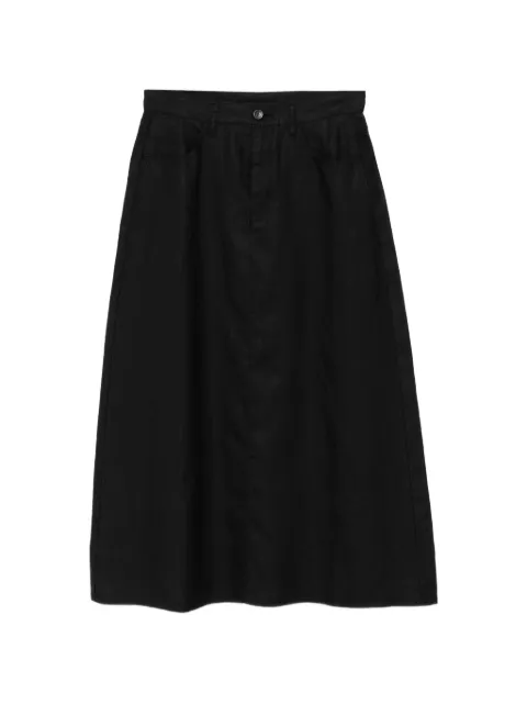 JNBY A-line rear-slit skirt Black 5Q6D10600