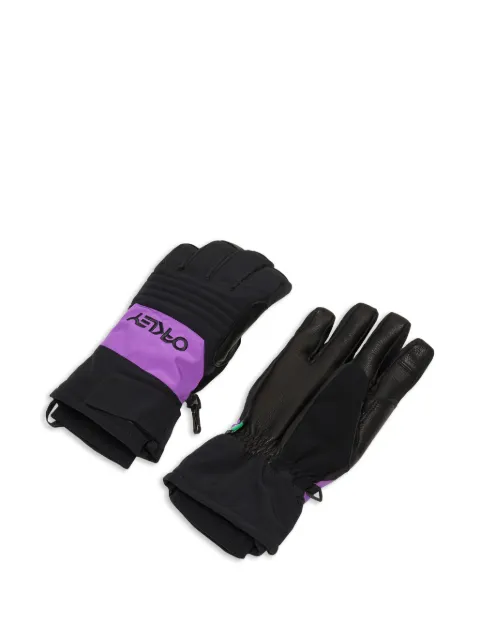 Oakley B1B logo-print gloves Black FOS901034