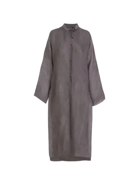 Cortana Poline long-line shirt Grey PS26A0604