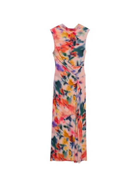 SIMKHAI Acacia draped midi dress Pink 3261075J