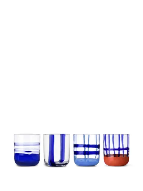 Ichendorf Milano Gesti glass tumblers (set of four) Blue 09997313