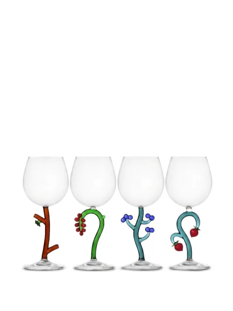 Ichendorf Milano Fruits and Flowers wine glasses (set of four) Multicolour 09997311