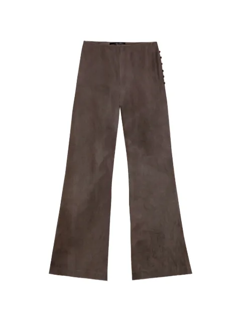 Cortana Poline side-button palazzo pants Purple PS26A42588