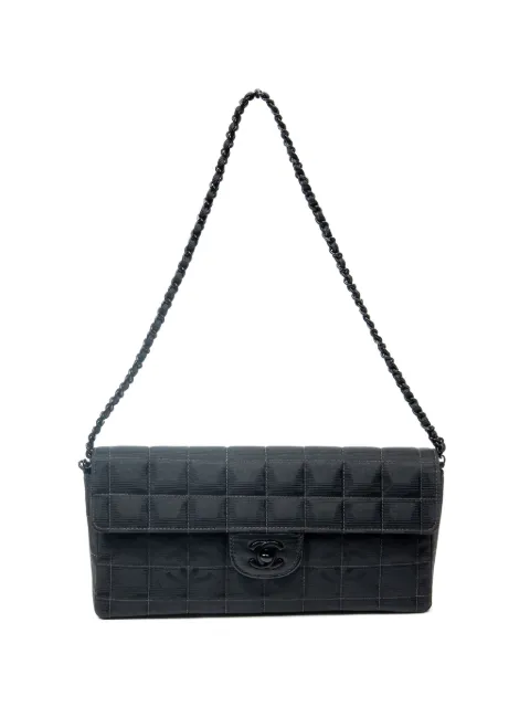 CHANEL Pre-Owned Chocolate Bar CC turn-lock shoulder bag Black 6931688