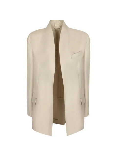 Brunello Cucinelli shawl-lapel blazer Neutrals MH5277487C9272
