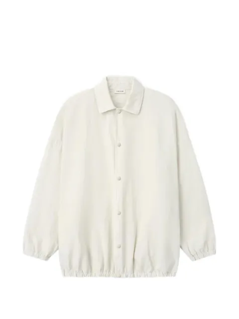Fear Of God garment-dyed cotton-poplin jacket White FG9M64658BCG