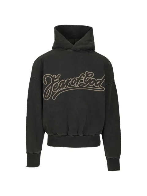 Fear Of God logo-print hoodie Black FG9M129979BHF