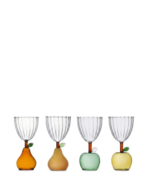 Ichendorf Milano Fruits and Flowers wine glasses (set of four) Multicolour 09997310