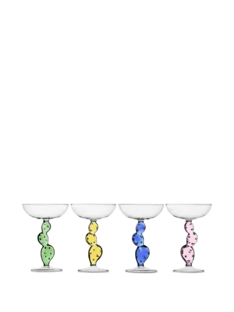 Ichendorf Milano Desert Plants glass champagne coupe (set of four) Multicolour 09997308