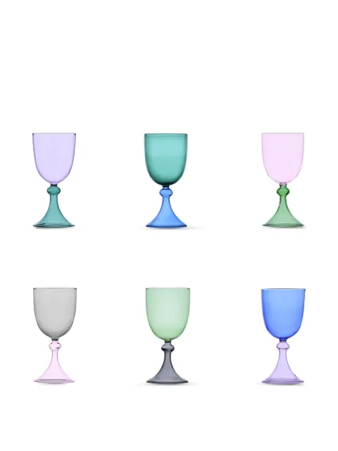 Ichendorf Milano Tamigi wine glass (set of six) Green 09997276