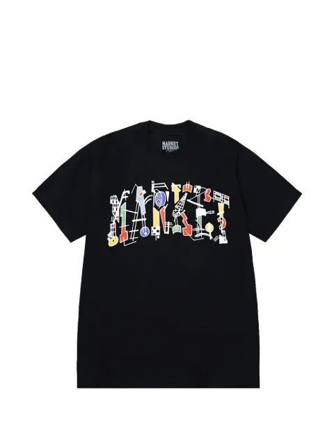 MARKET Work Of ARC graphic-print T-shirt Black MKT26Q1SS0589