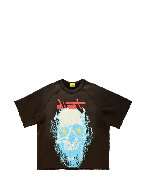 STADIUM GOODS® skull-print half-sleeve sweatshirt Black DSMS26007