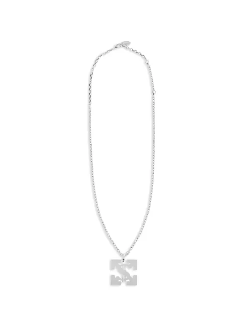Off-White Arrows pendant necklace Silver OMOB16CS26MET0017200