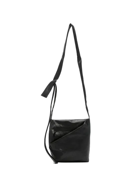 Discord Yohji Yamamoto leather cross body bag Black DKI37791