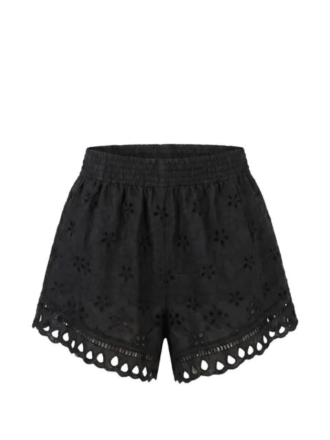 Ermanno Scervino broderie-anglaise scalloped shorts Black D484P605QYD