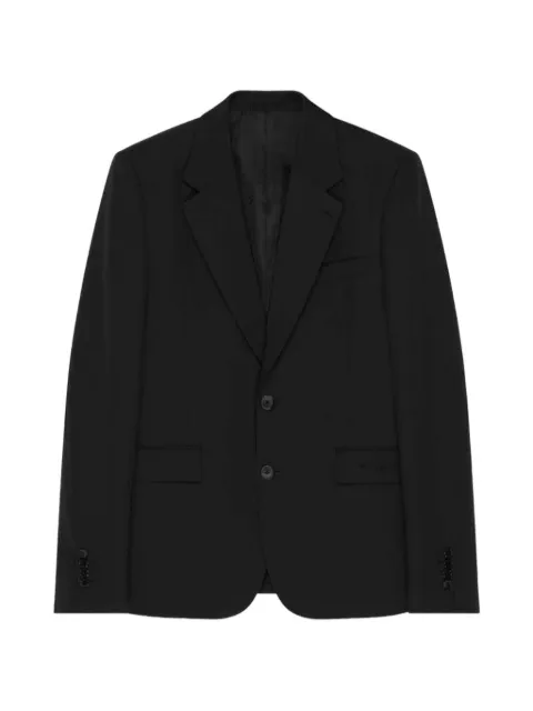 Givenchy single-breasted wool blazer Black BM30KR16DC
