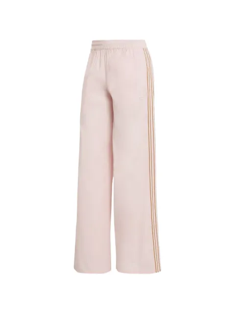 adidas Summer Glow side-stripe wide-leg trousers Pink KY3175