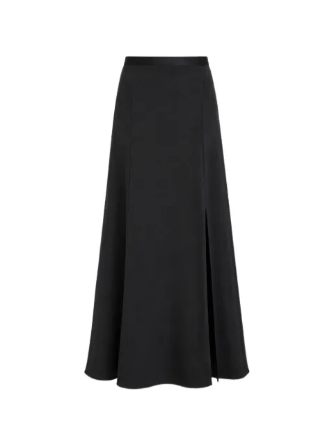 Temperley London Amerie side-slit maxi skirt Black 26AAME50351