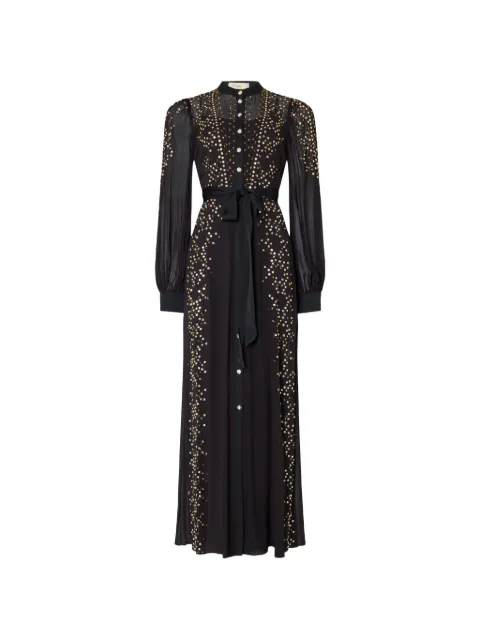 Temperley London Oberon crystal-embellished maxi dress Black 26AOBE54587F