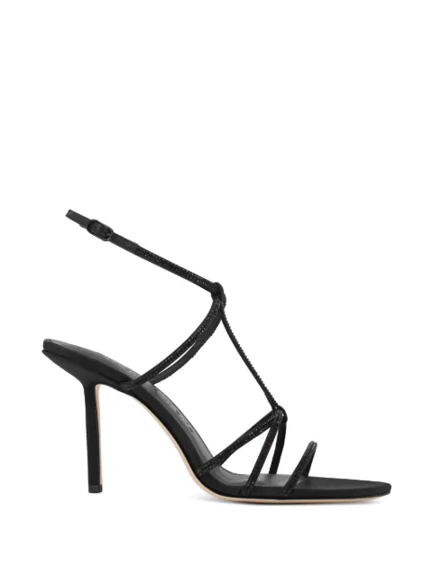 Studio Amelia Minuit diamante-embellished sandals Black F921DIABLK