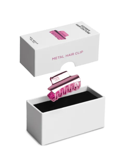 Sister’s Aroma logo-engraved hair clip Pink 4820227784509EU