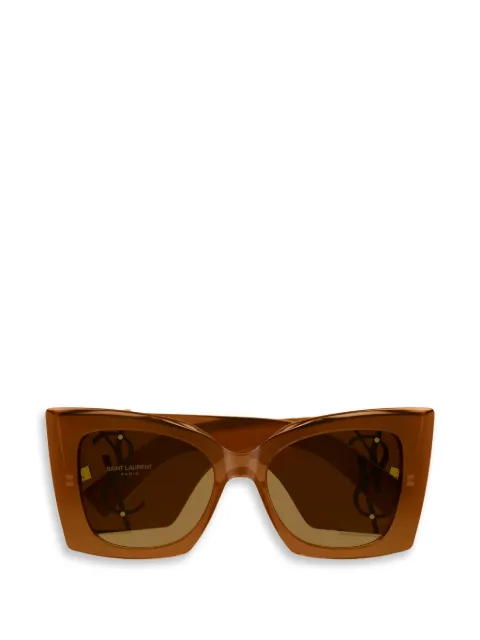 Saint Laurent Eyewear Blaze cat-eye sunglasses Brown SLM119BLAZECRYSTAL