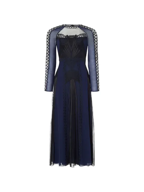 Temperley London Ariel midi dress Blue 26ARIE53429