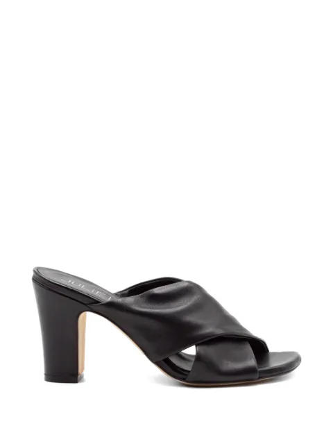 Julie Dee crisscross-strap sandals Black ME615NAPPA