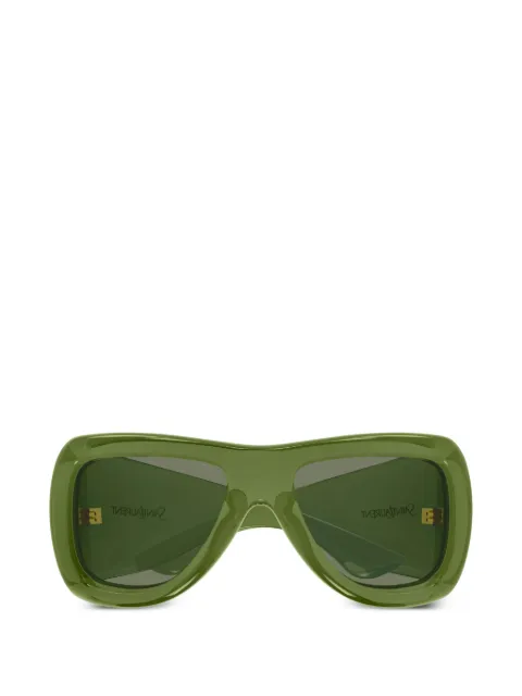 Saint Laurent Eyewear Howl rectangle-frame sunglasses Green SL902HOWL