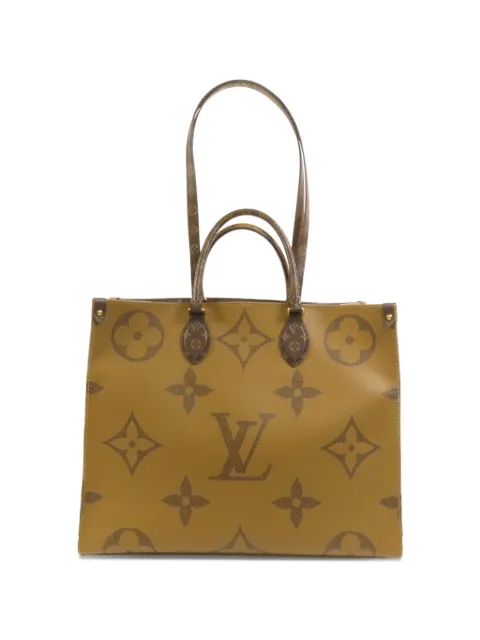 Louis Vuitton Pre-Owned Giant On-The-Go GM tote bag Brown M45320