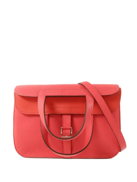 Hermès Pre-Owned 25 Halzan shoulder bag Pink YI6S5PHW