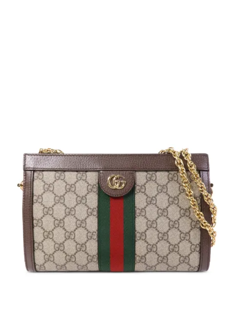 Gucci Pre-Owned Ophidia GG shoulder bag Neutrals 503877