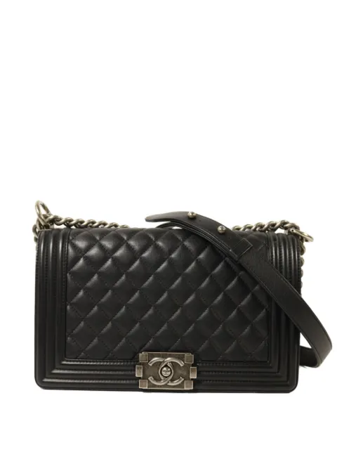 CHANEL Pre-Owned 25 Boy quilted crossbody bag Black A67086