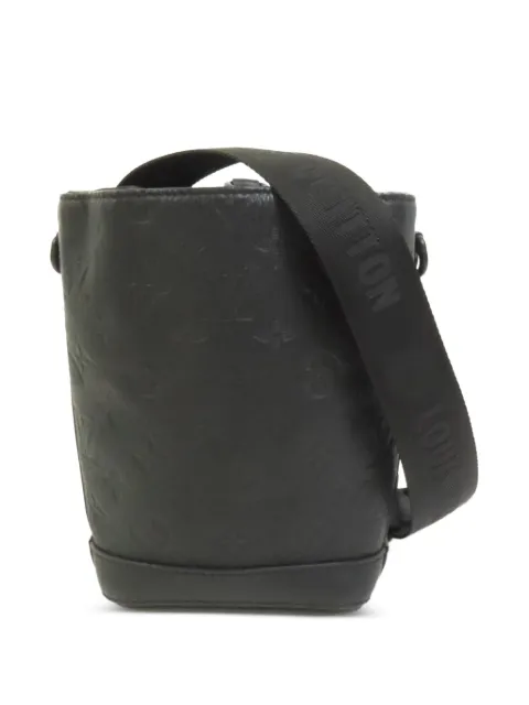 Louis Vuitton Pre-Owned Neo Sling Monogram Shadow bucket bag Black M82248