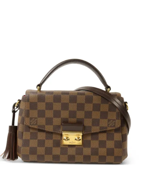 Louis Vuitton Pre-Owned Croisette Damier Ebene canvas crossbody bag Brown N53000