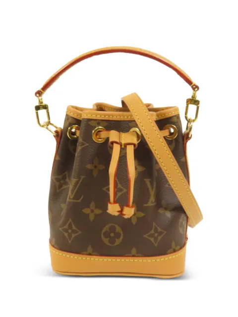Louis Vuitton Pre-Owned Nano Noe Monogram shoulder bag Brown M81266