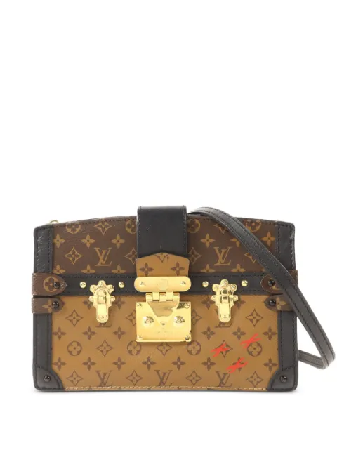 Louis Vuitton Pre-Owned Trunk Monogram clutch bag Brown M43596