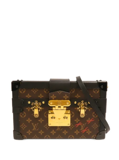 Louis Vuitton Pre-Owned Petite Malle Monogram canvas crossbody bag Brown M44199