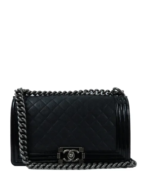 CHANEL Pre-Owned Boy CC chain shoulder bag Black A67086