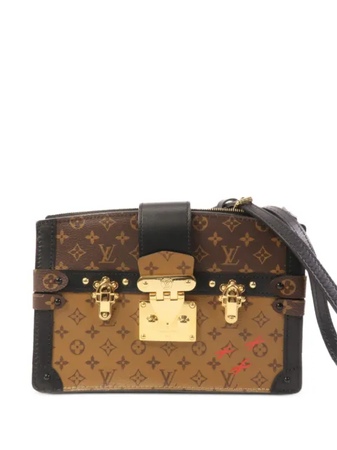Louis Vuitton Pre-Owned Trunk Monogram Reverse canvas crossbody bag Brown M43596