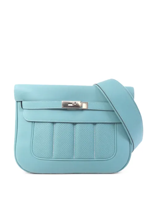 Hermès Pre-Owned 2015 Berline 28 shoulder bag Blue T3PPHW